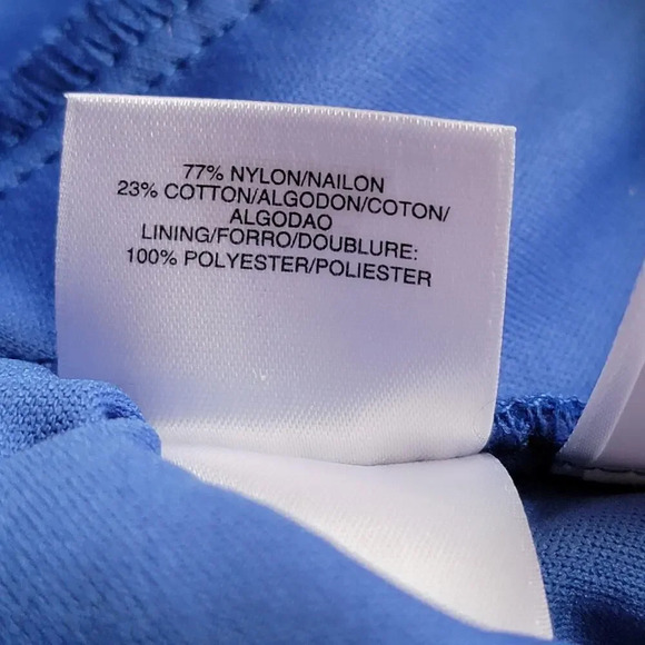 BLACK LABEL EVAN PICONE Women's Cutout Lace Shift Dress Boat Neck Size 12 Blue - Picture 12 of 13